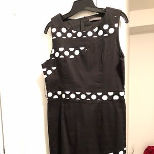 Suzy Shier Black and White Dress
